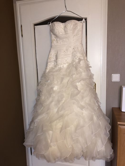 Suknię ślubną na niską osobę wys 160-165 cm