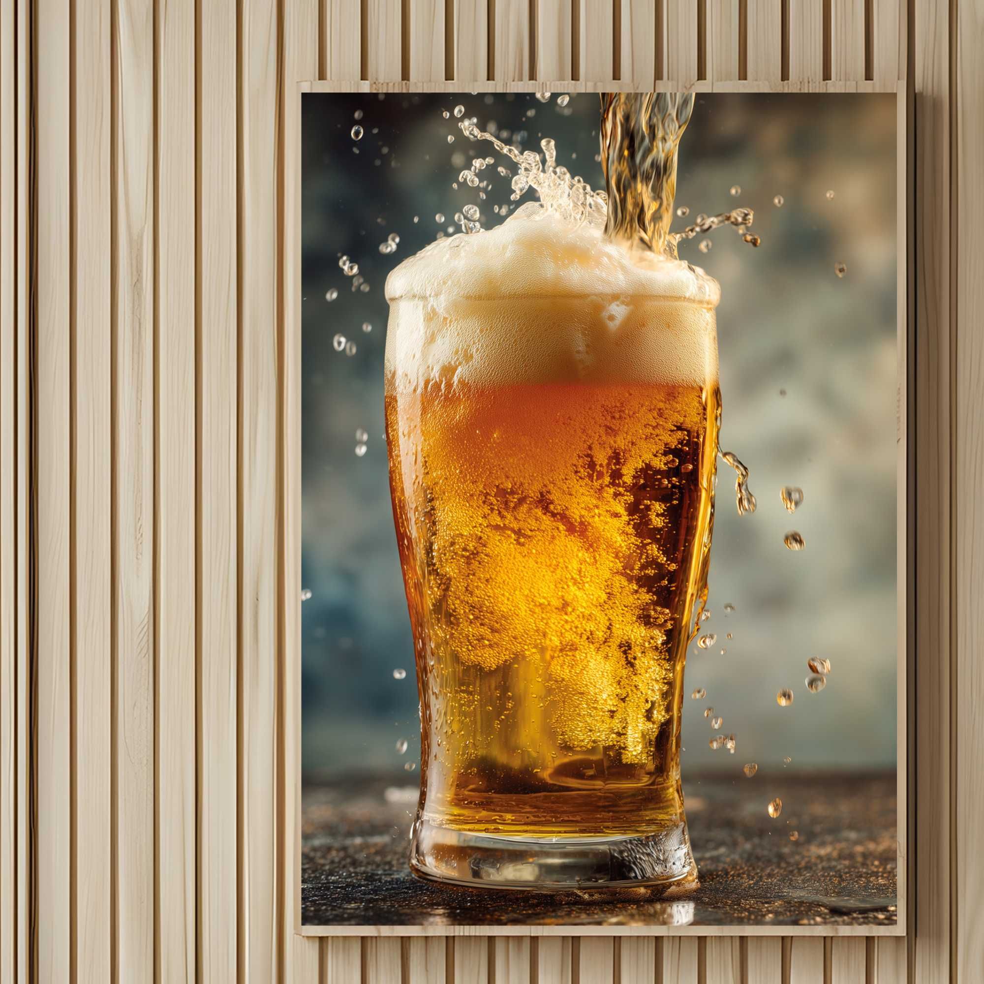 plakat reklamowy piwo, plakat piwo do baru i restauracji, plakat piwo