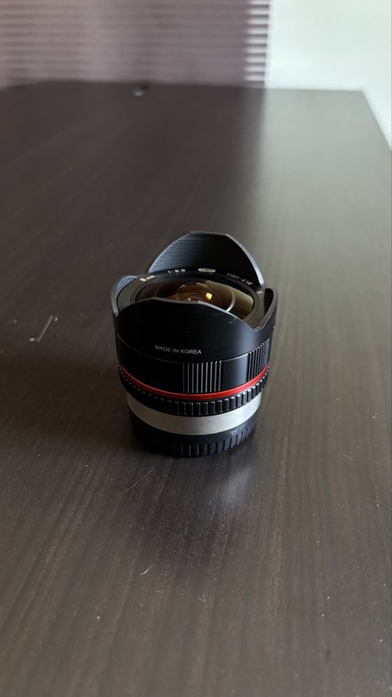 Samyang 8mm f2.8 Fish-Eye Lens - Fuji X Mount