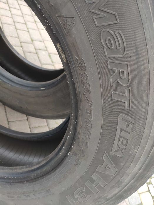 Opona Opony 315/70R22,5 " HANKOOK SMART FLEX AH31 Przód prowadząca M+S