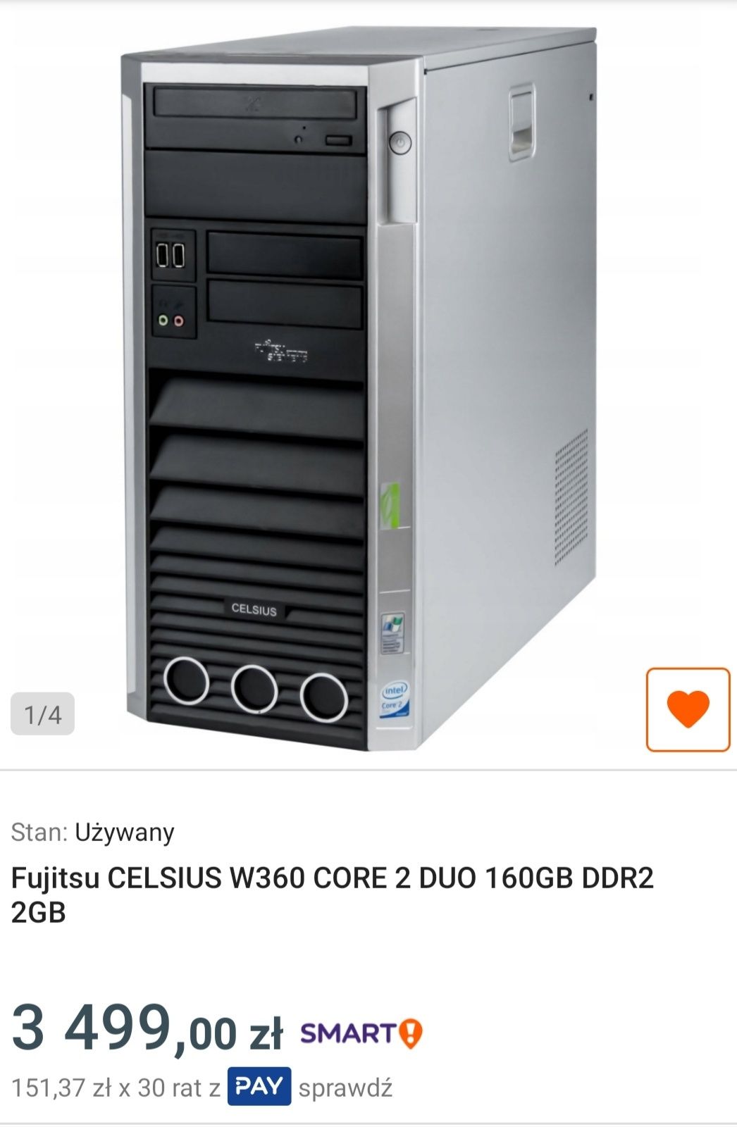 Komputer Fujitsu Siemens stacjonarny