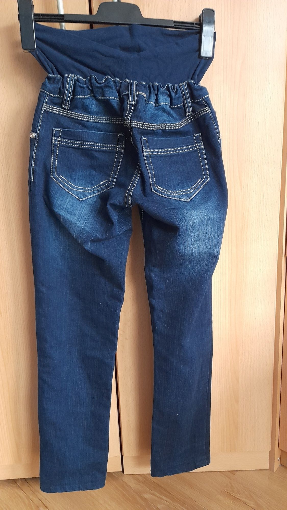 Spodnie jeansowe damskie ciążowe rozmiar S