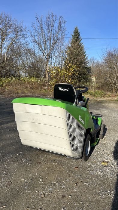 Kosiarka traktorek z koszem