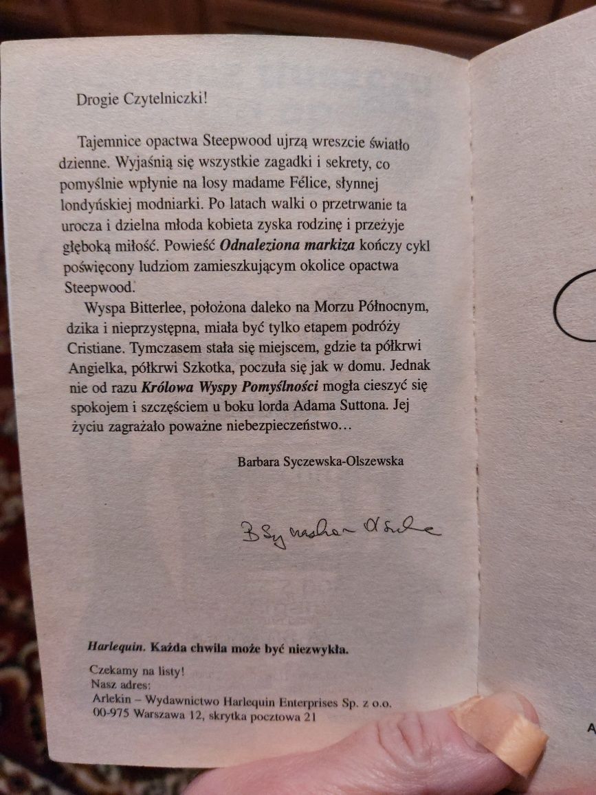 Odnaleziona markiza Tajemnice opactwa Steepwood Paula Marshall