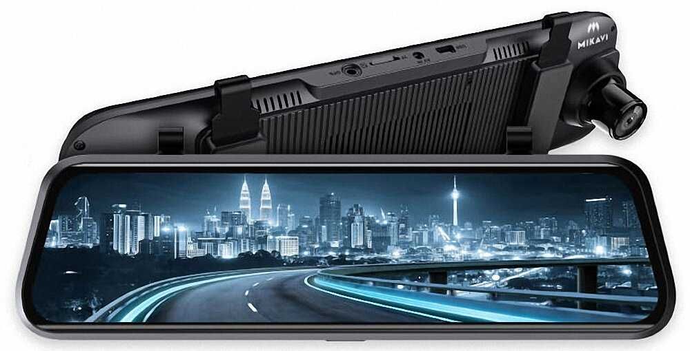 Автореєстратор дзеркало MIKAVI PQ5 DUAL 2K GPS задня камера парковка