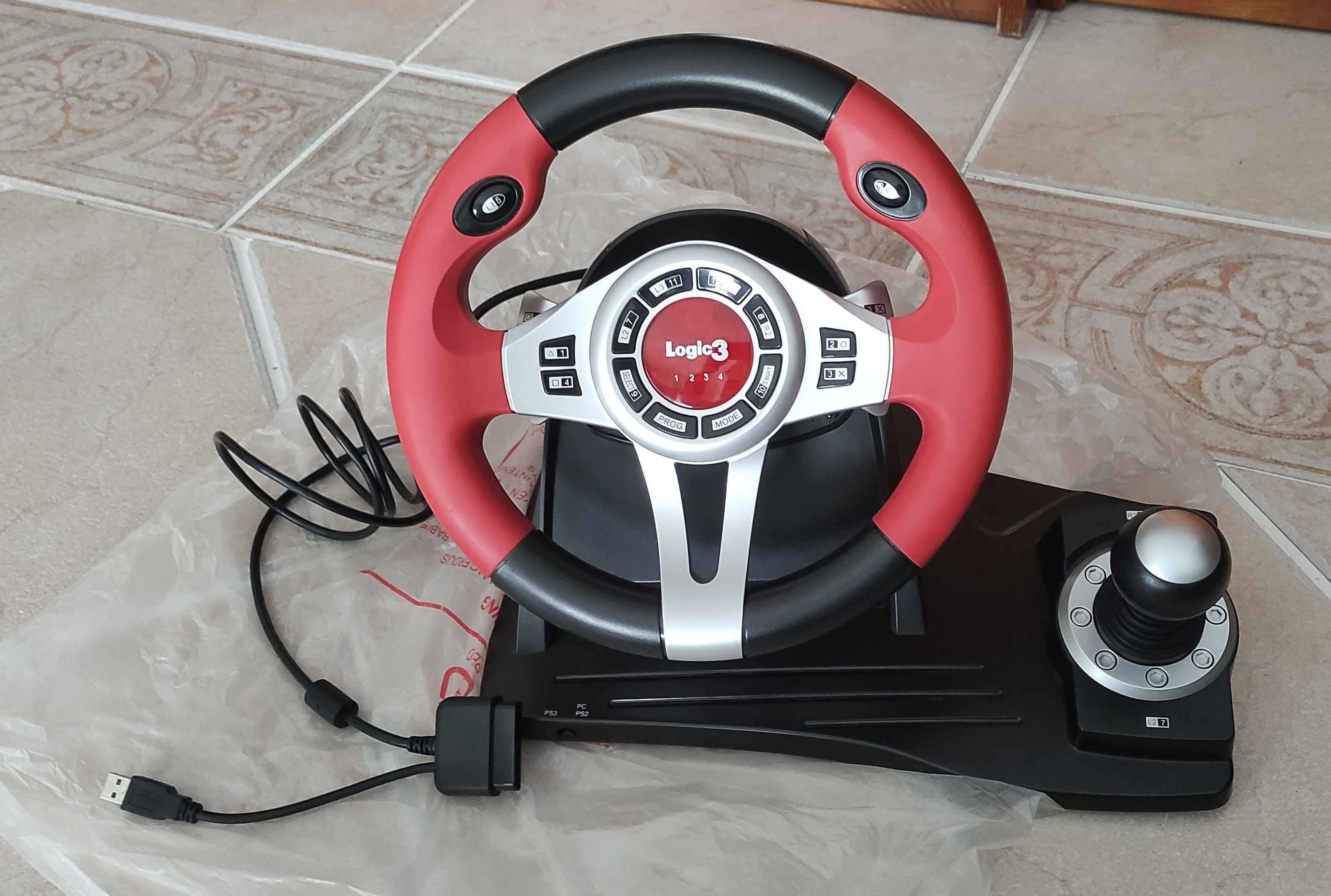 Volante Logic3 Topdrive GT - PC/PS3/PS2