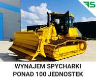 Wynajem Spycharki, Kruszarki Betonu - Opolskie Dolnośląskie Śląskie