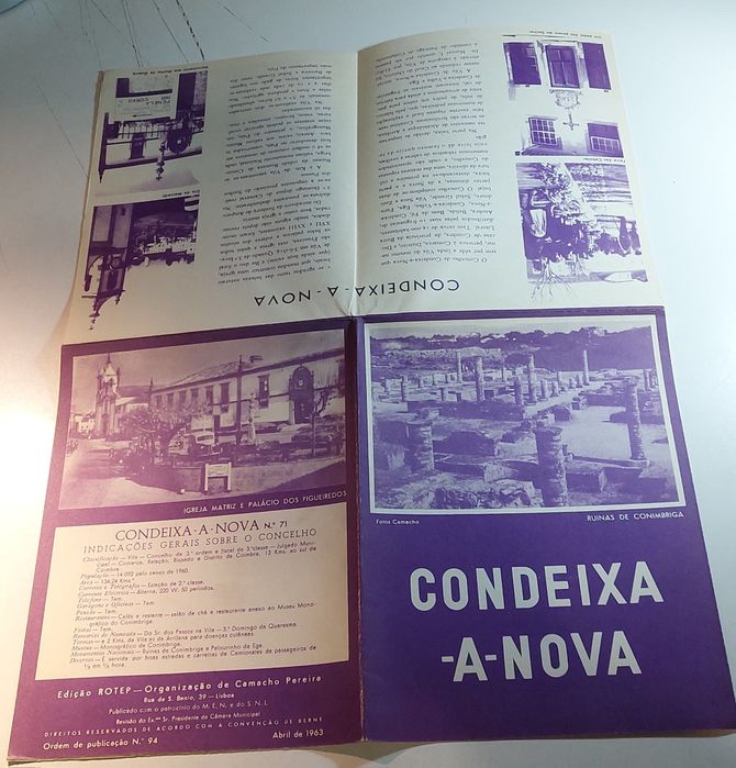 Condeixa-a-Nova - Roteiro ROTEP | Incluí Mapa Desdobrável