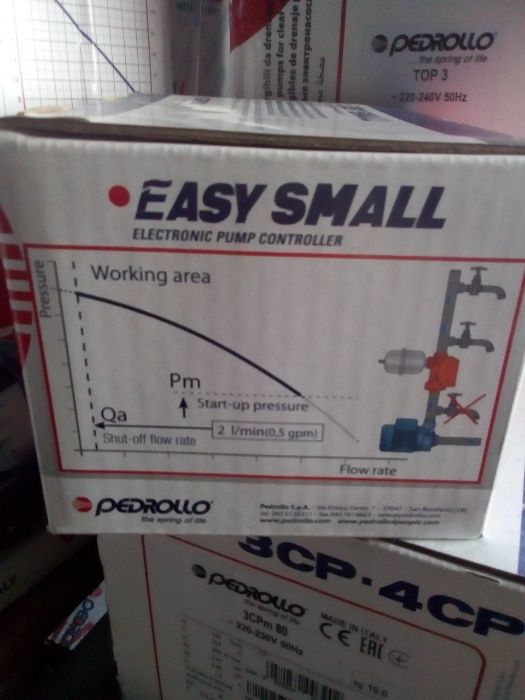 Контролер тиску електронний PEDROLLO EASY SMALL-2m Італія