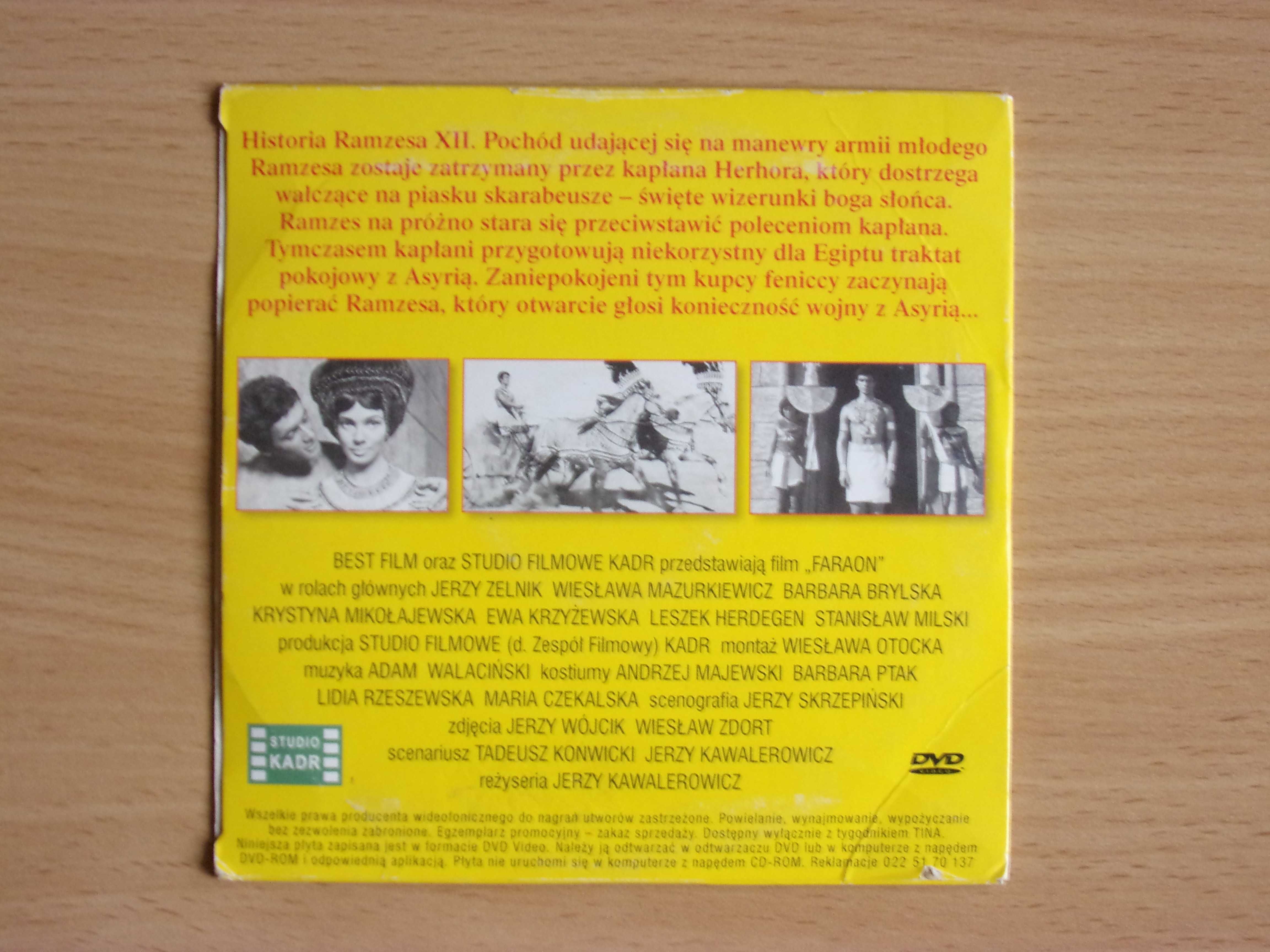 Faraon film DVD Jerzy Kawalerowicz Jerzy Zelnik