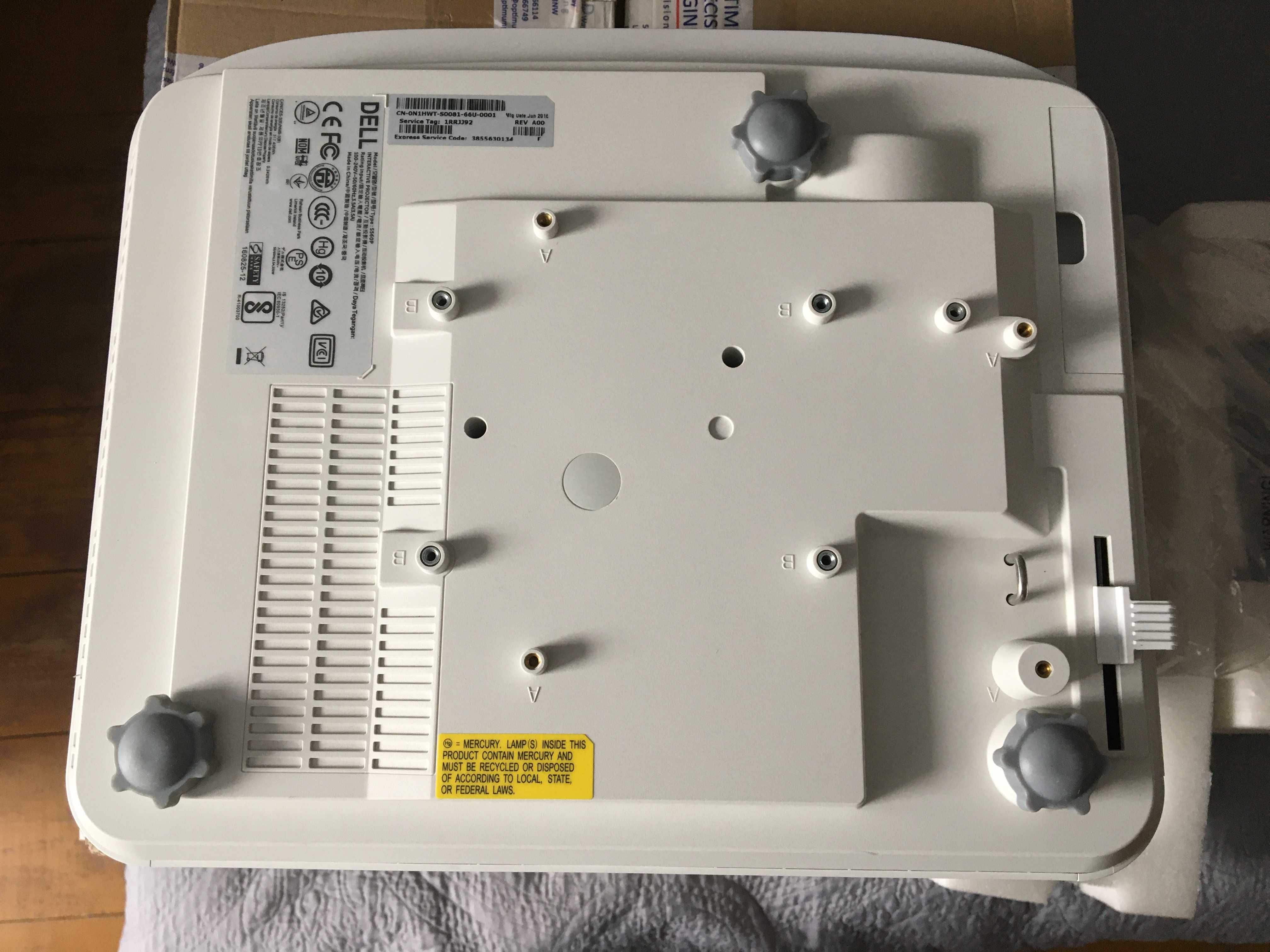 DELL S560P Interactiw DLP Projektor 3400 Lumens PROJ-S560P