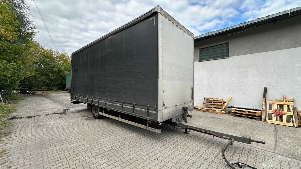 Przyczepa Ciężarowa GNIOTPOL G4080 zaczep fi40 ALUMINIOWA PODŁOGA