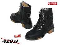 Botki trzewiki damskie MUSTANG 51C0053 r. 40 SALE !!!