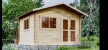 SOLIDNY domek LETNISKOWY drewniany 5m x 5m*25 m2*ściany aż 45 mm*ROD