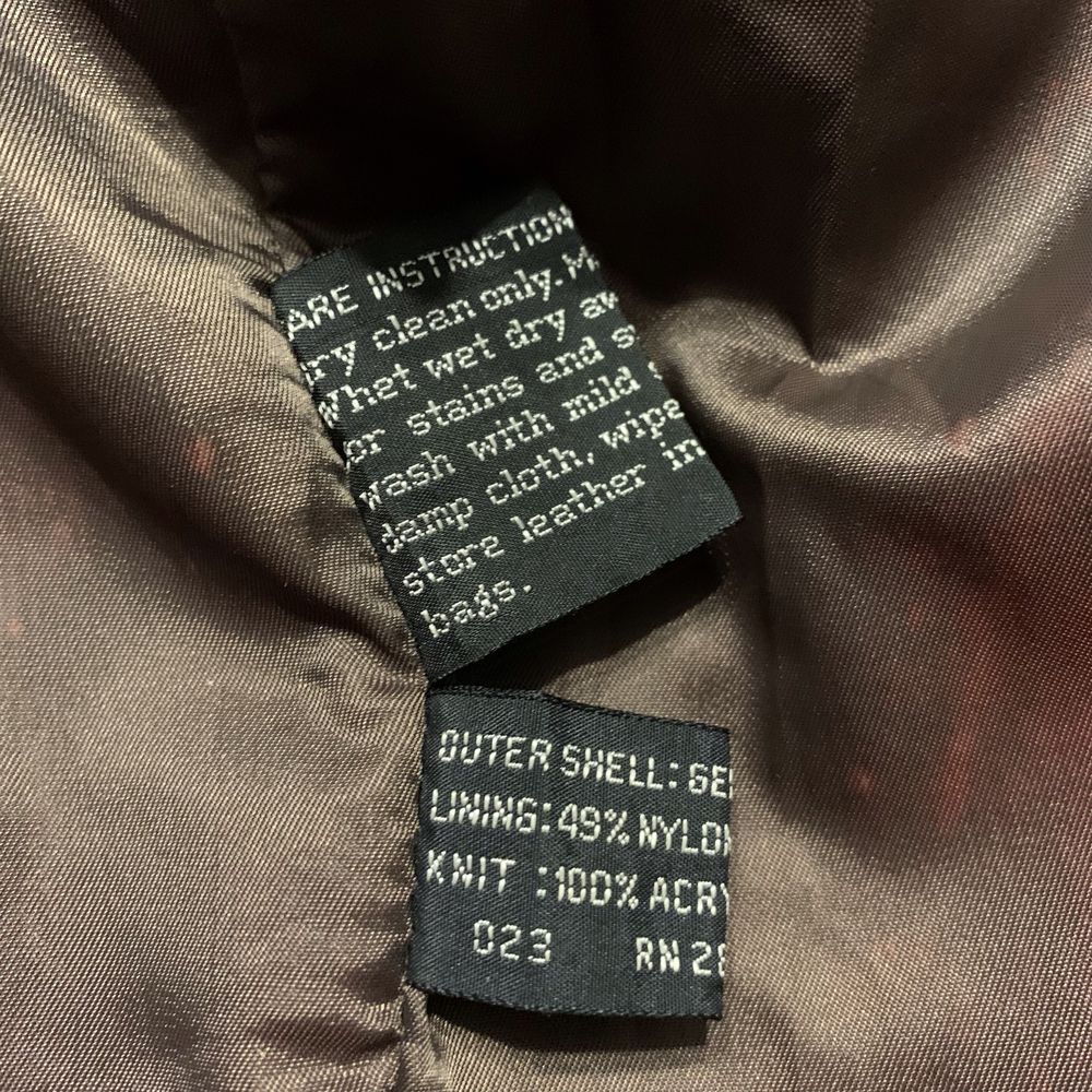 Редкая кожаная куртка Members Only Brown Iconic Racer Leather Jacket