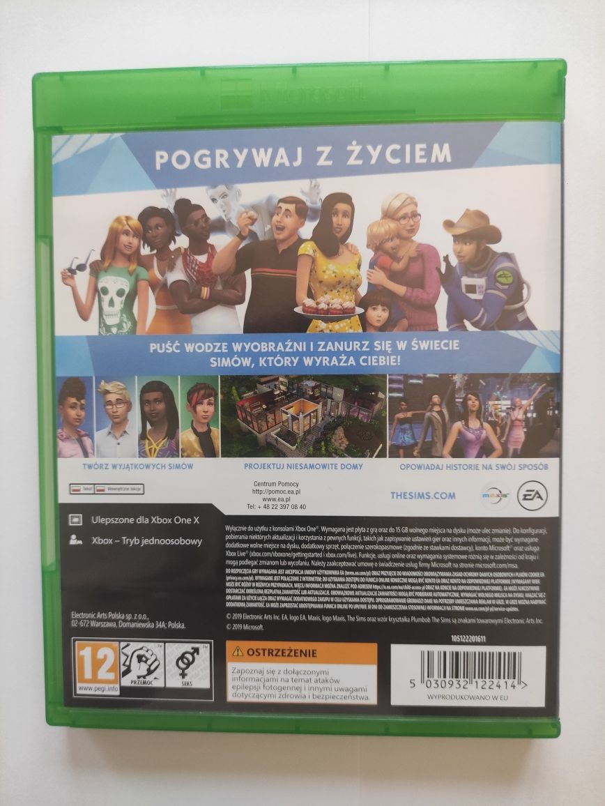 Gra The Sims4 XBOX ONE nowa gra