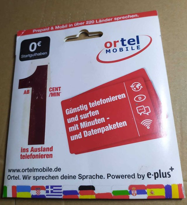 karty SIM prepaid mobile kolekcjonerskie startery