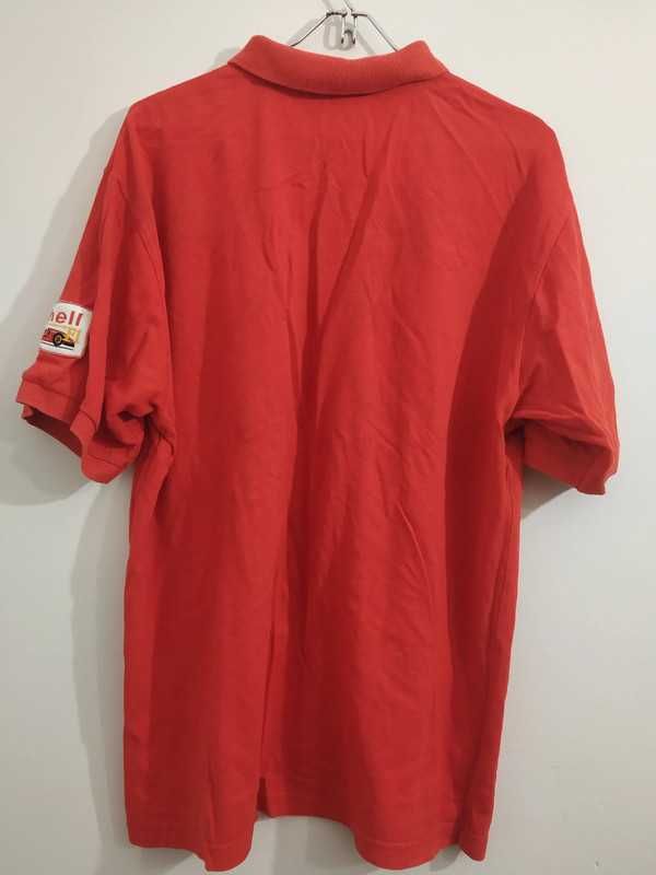 RARO, T-shirt / Polo vintage, Ferrari Shell F1, homem, L, anos 80/90