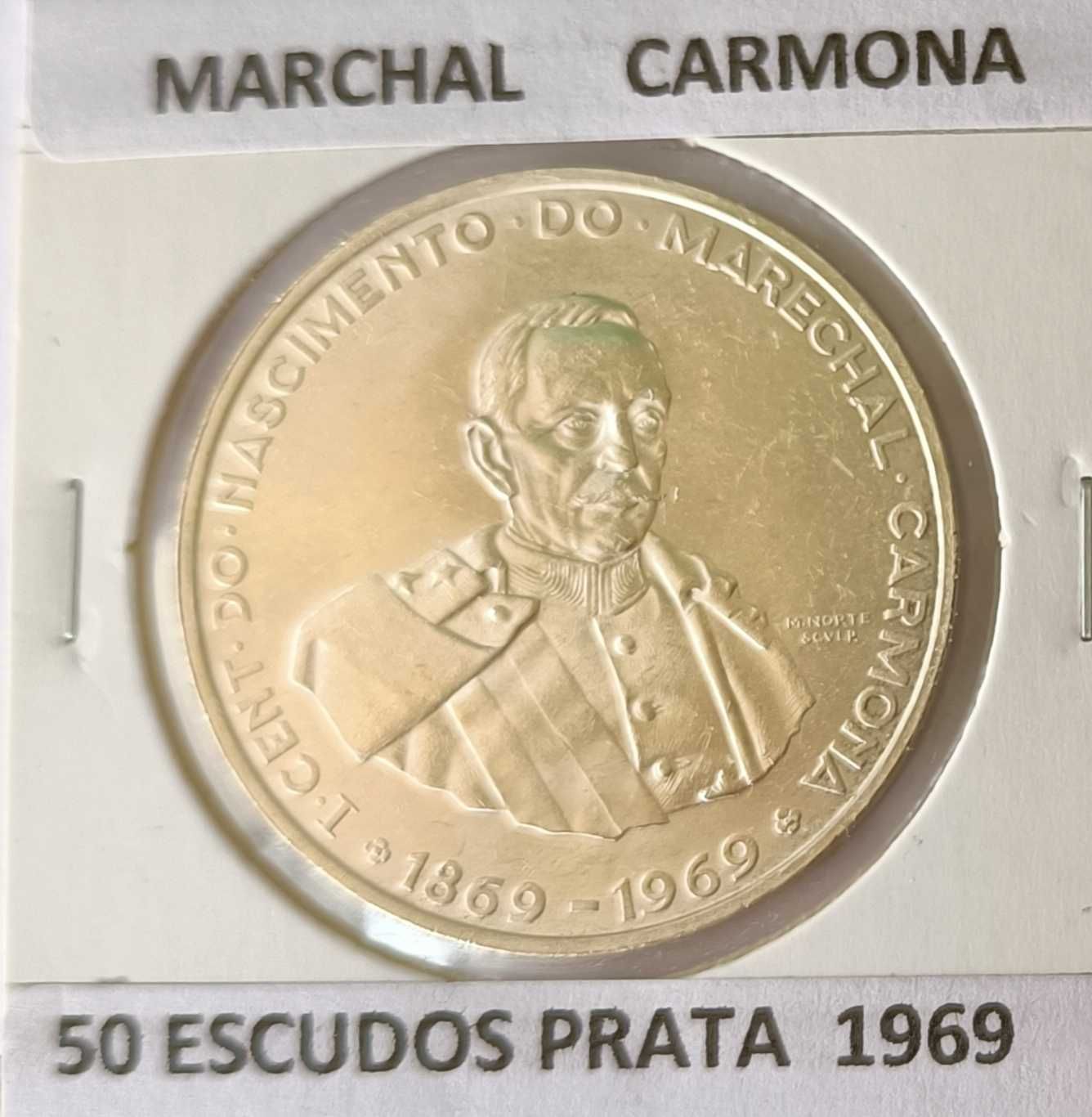 5 Moedas Comemorativas  50 Escudos Prata  da 2ª República Portuguesa