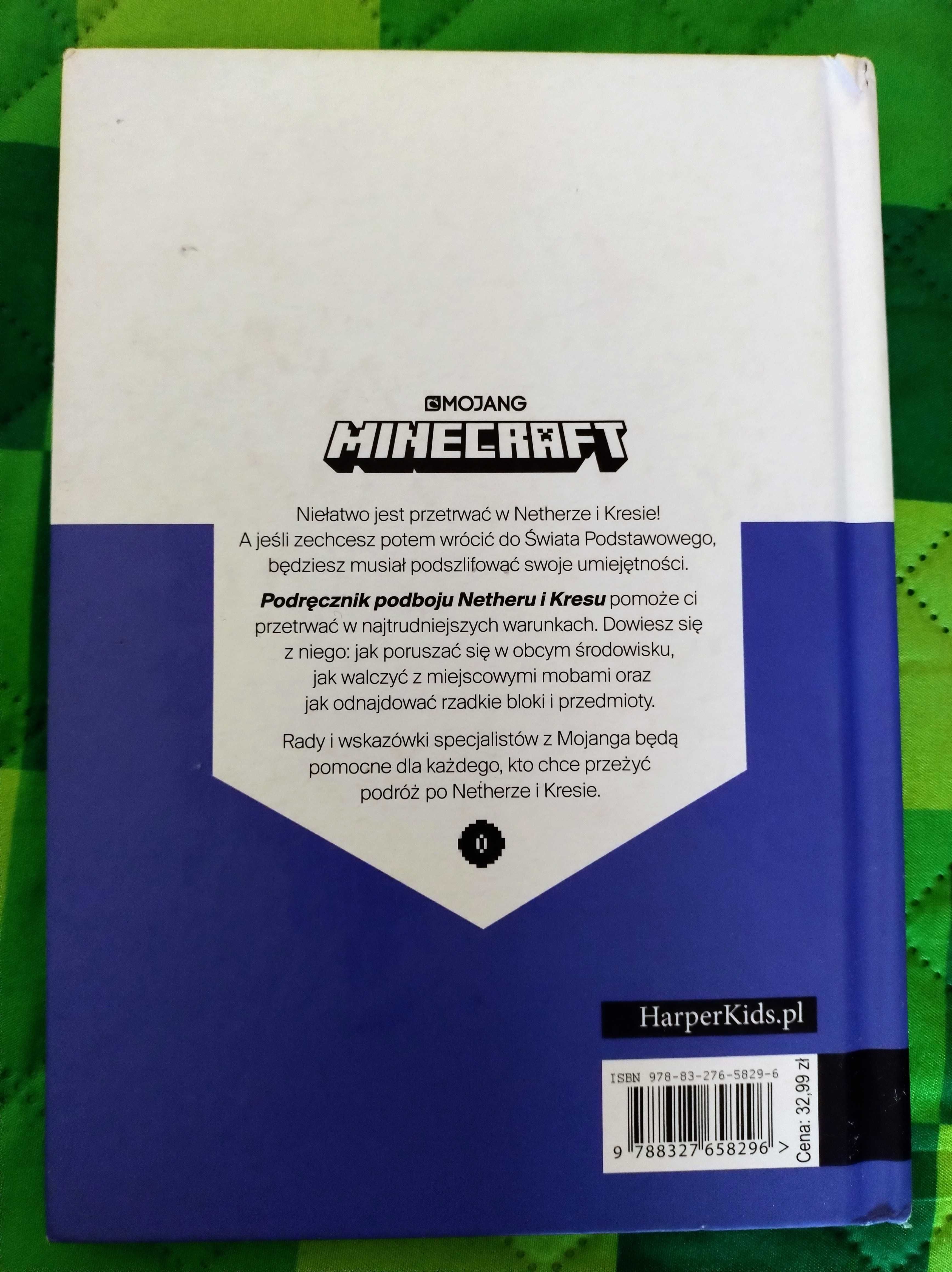 Minecraft-podręcznik podboju Netheru i Kresu. Twarda oprawa