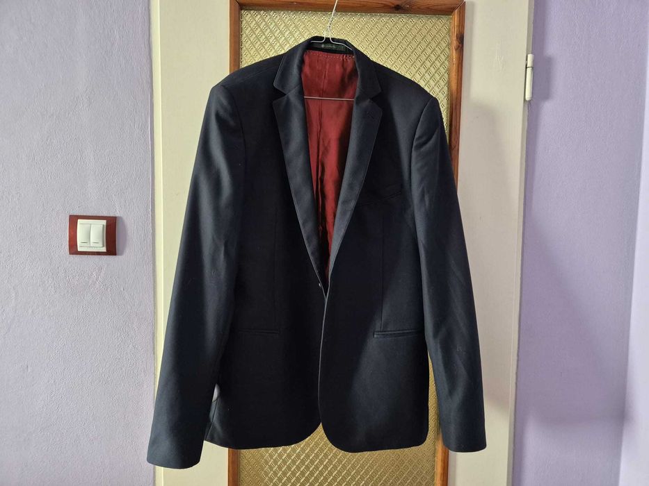 Marynarka męska od garnituru granatowa 104/182/92 45% wełny polska