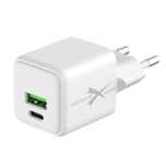 Ładowarka sieciowa USB Typ-C + USB - GaN evo - 25 W - TC25CUGAN