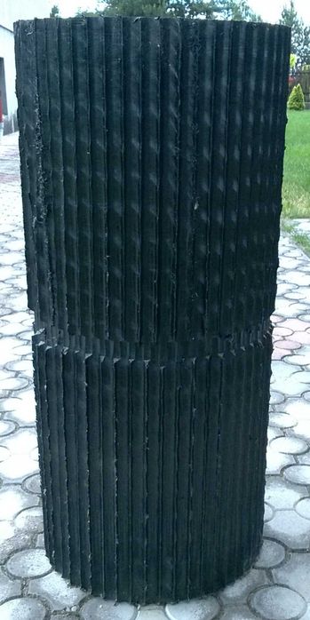 Teflon PEHD 300 czarny wałek samosmarujący