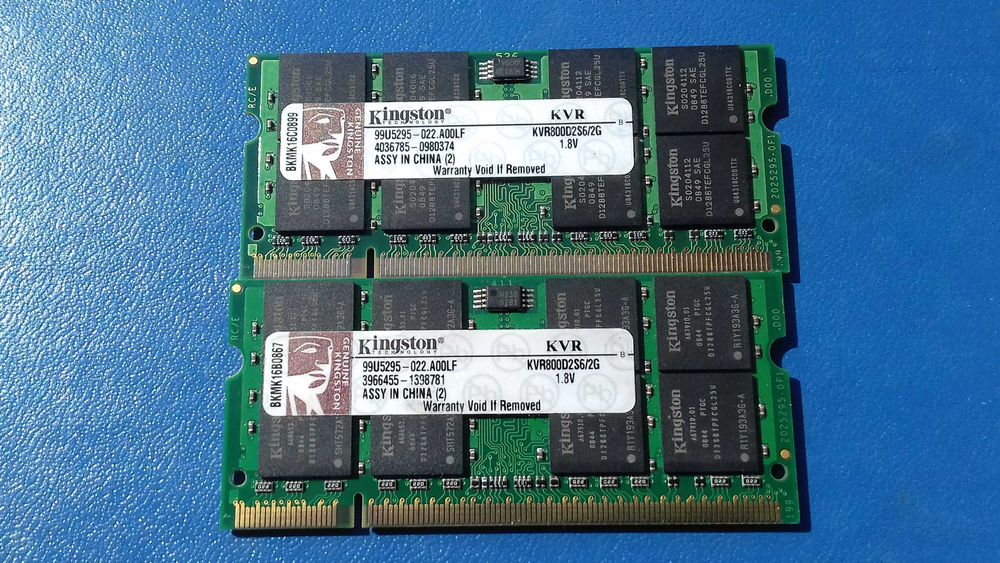 Память для ноутбука So-DDR2 4Gb (2Gbx2шт) 2RX8 PC2-6400 (800МГц)
