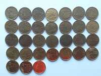 Zestaw monet 5 gr groszy 1990 - 2023 - obiegowe