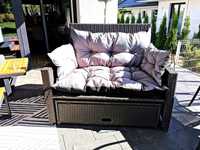 Sofa ogrodowa fotel wypoczynek ogrodowy meble ogrodowe rattanowe