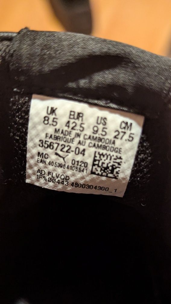 Tênis puma preto - muito bom estado 42,5