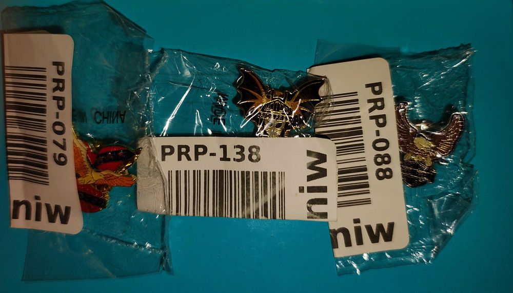 3 x przypinka motocyklowa / dla motocyklisty / na motor przypinki NOWE