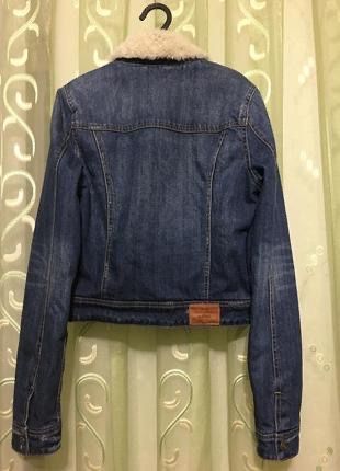 Женская джинсовая куртка XS-S, 42-44/жіноча джинсова куртка XS-S