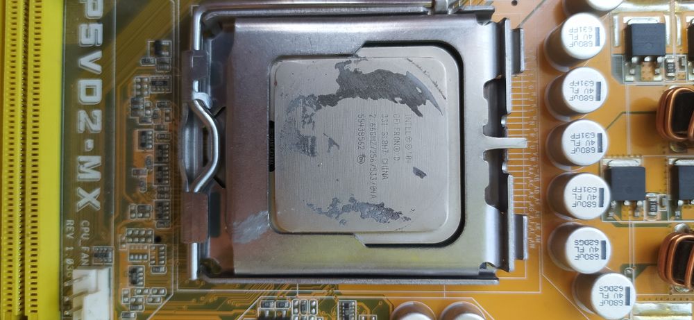 материнка 775 asus p5vd2-mx