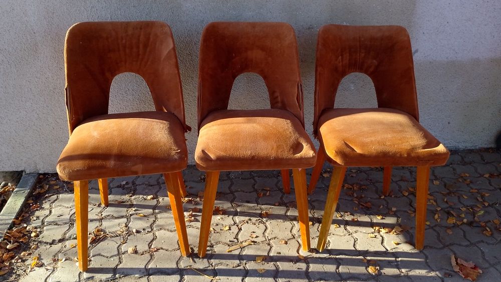 Krzesło tapicerowane PRL