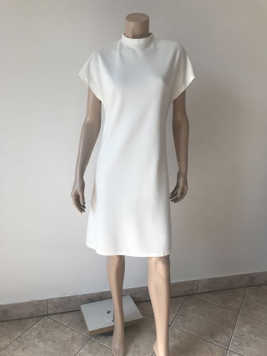 Massimo Dutti biała sukienka S