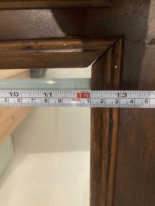 Lustro drewniana rama