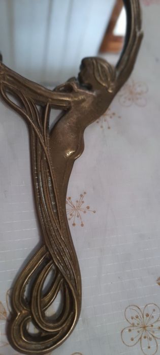 Зеркало ручное старое