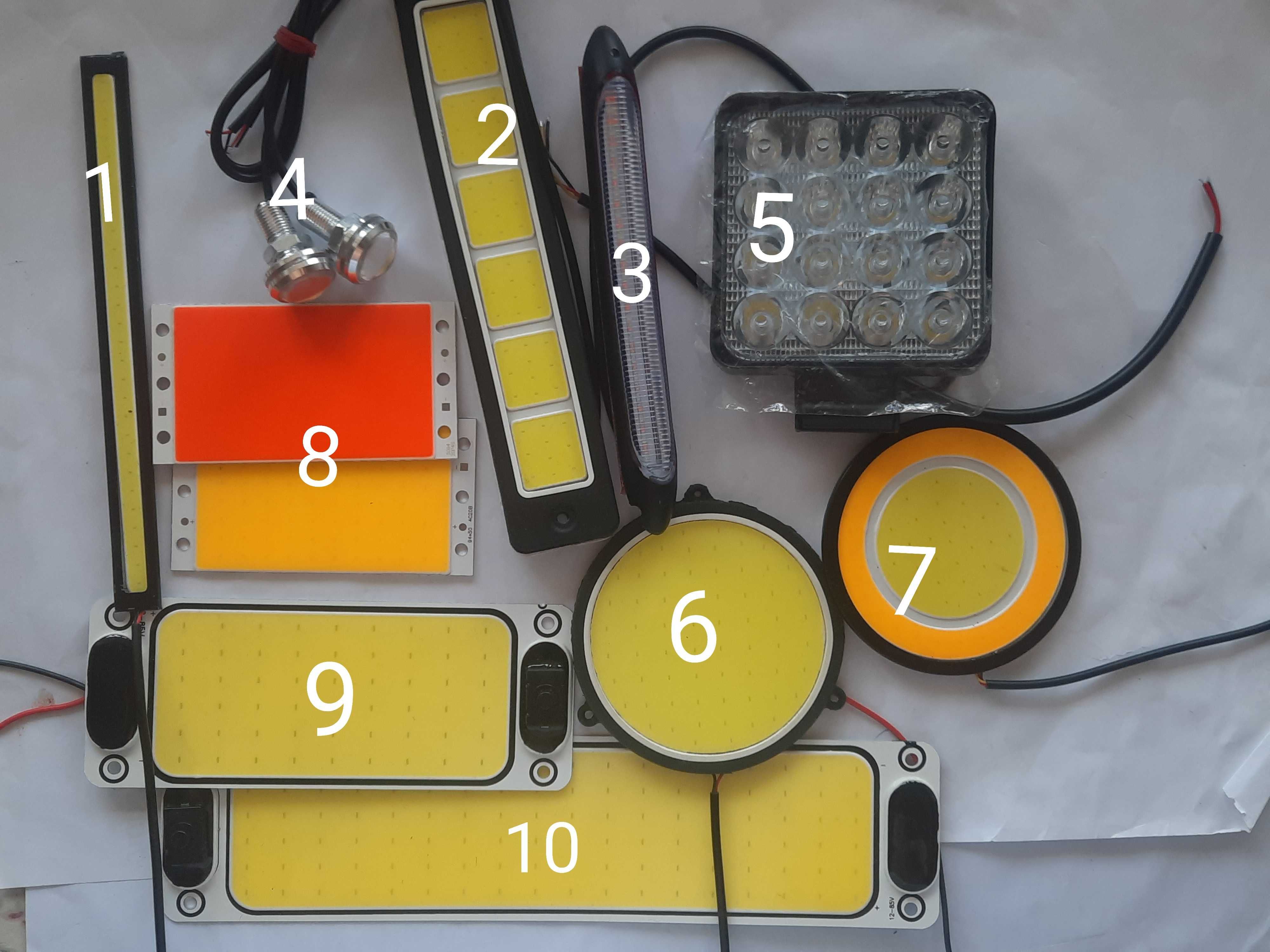 Светодиоды 3вт 10вт  12 вольт 24В 90В Светильник. Smd 5730 2835 дхо