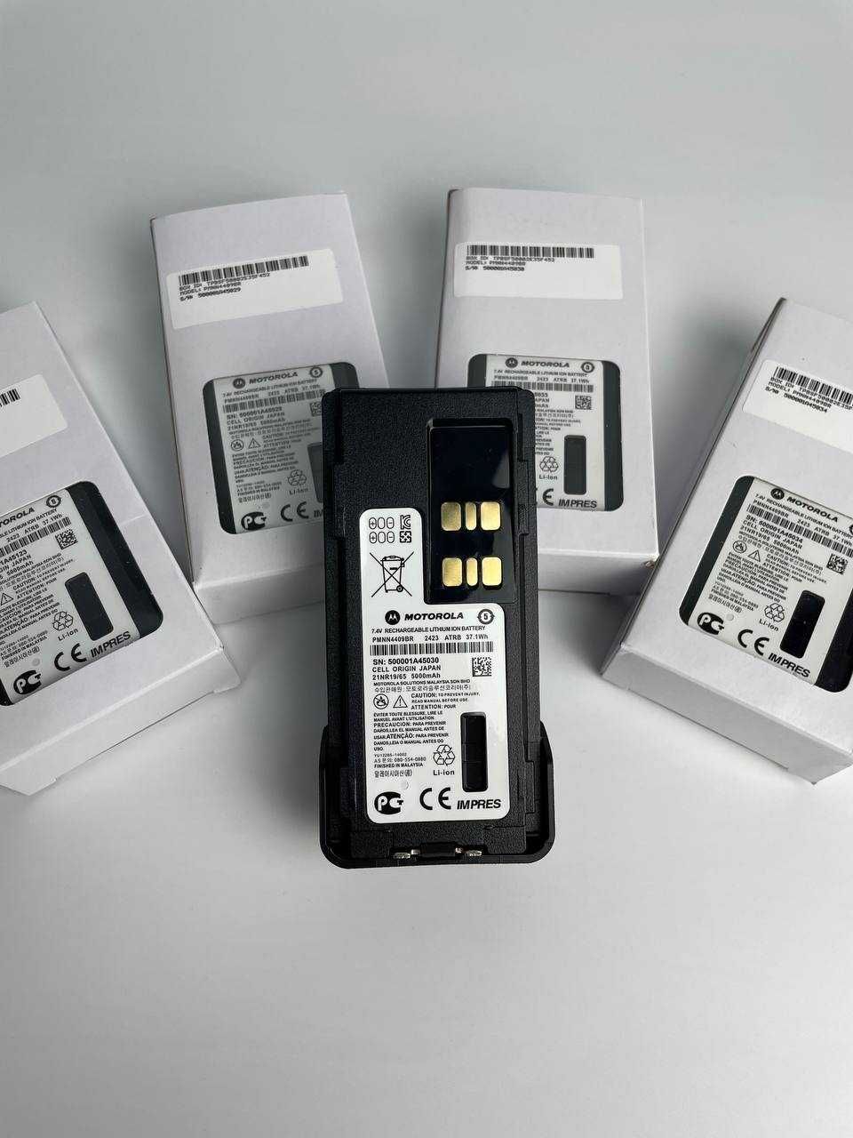 Набір із 5 батарей на 5000 mAh для радіостанції Motorola моделі DP
