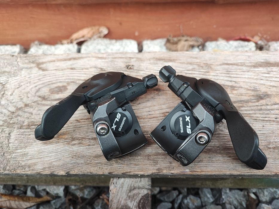 Manetki rowerowe Shimano SLX M660-A 3x10 retro mtb