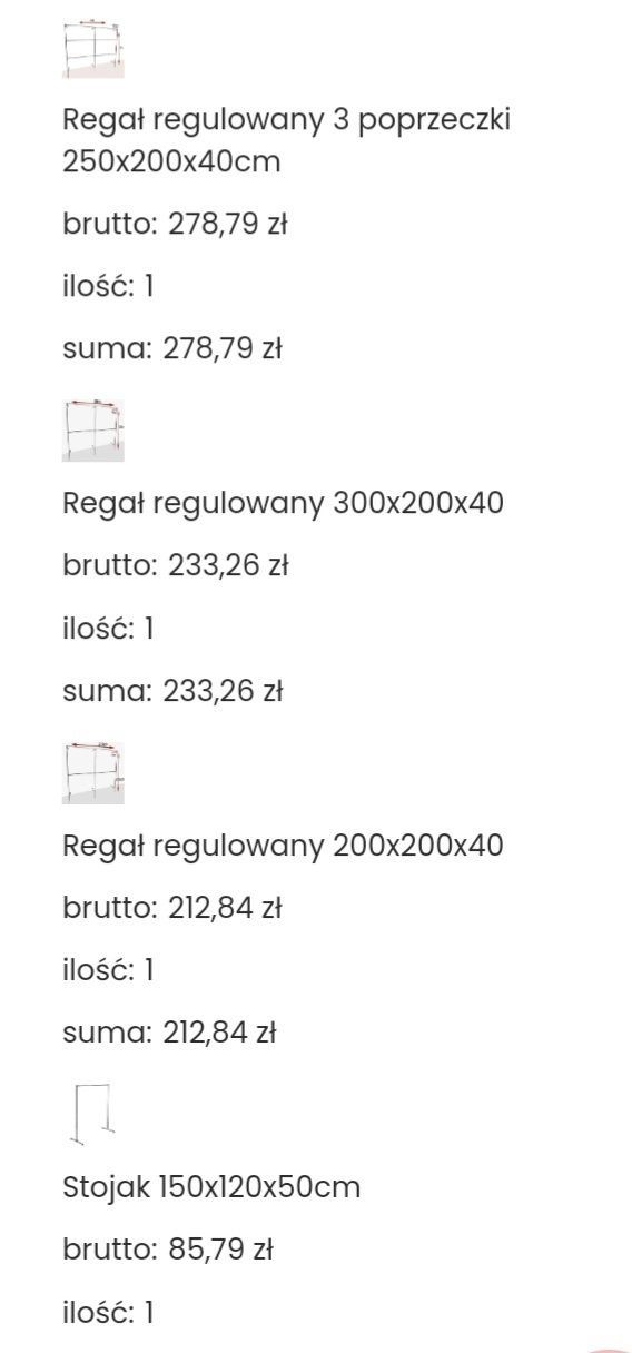 Wyposażenie sklepu system rurkowo-kulkowy