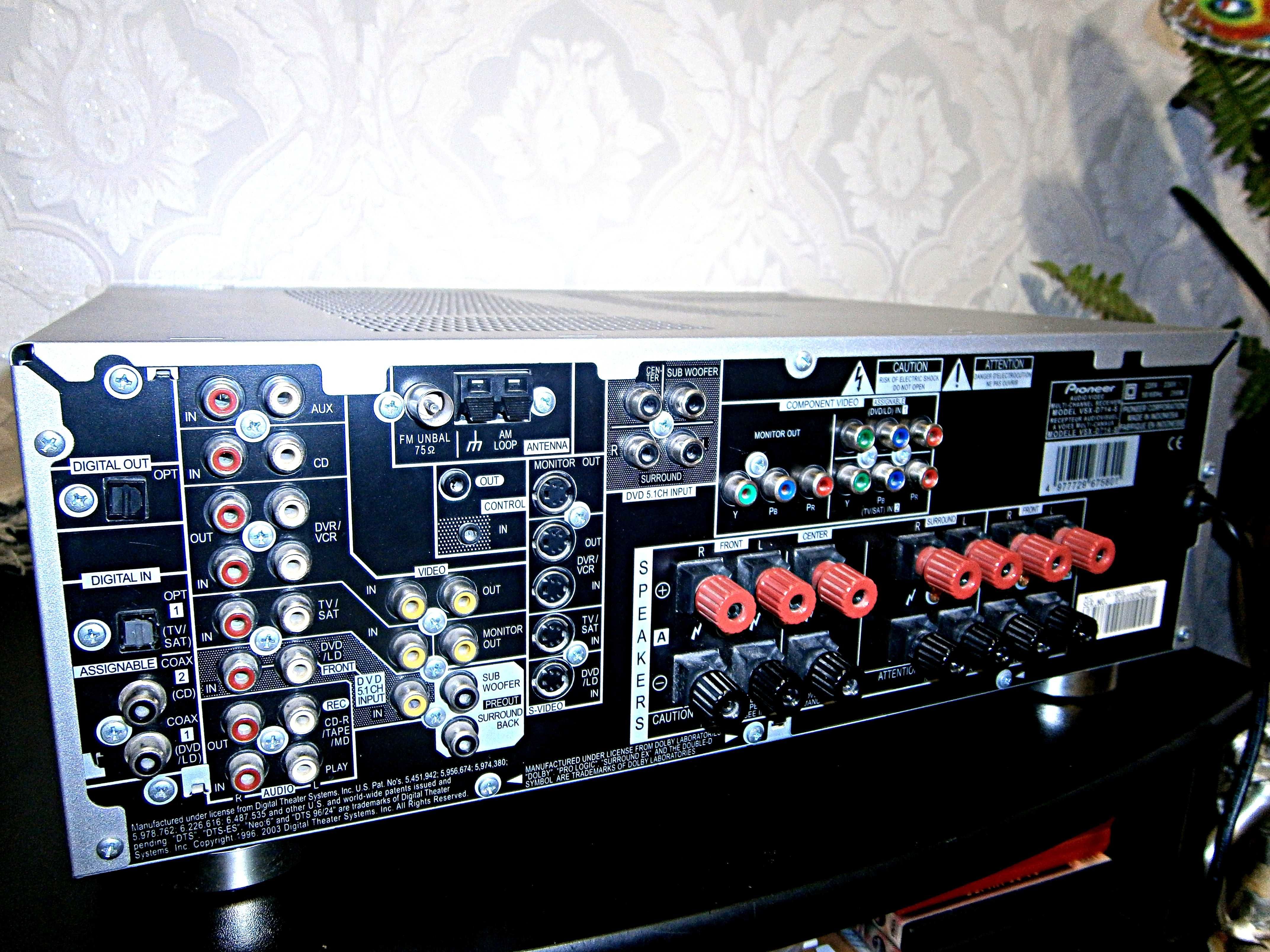 Усилитель - ресивер PIONEER VSX - D714 - S  7.1 x 100 W   INDONESIA