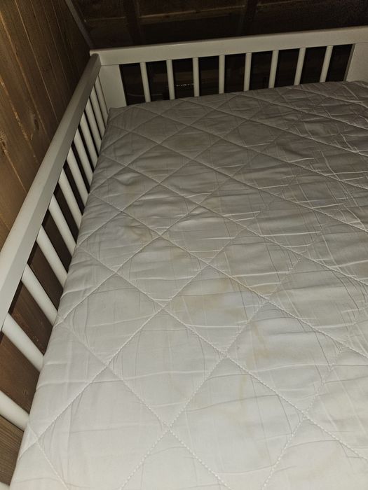 Łóżeczko ikea 160x70 z materacem