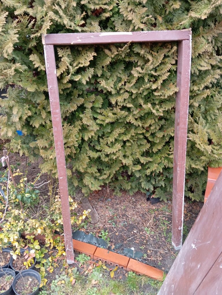 Stare drzwi drewniane na wymiar 73x144