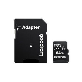 Karta pamięci micro sd  - 64GB z adapterem UHS I CLASS 10 100MB/s