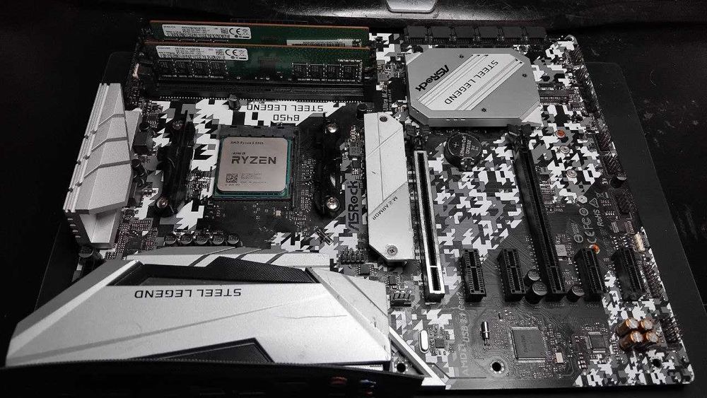 Top Комплект АМ4 Steel Legend b450+5500+16Gb