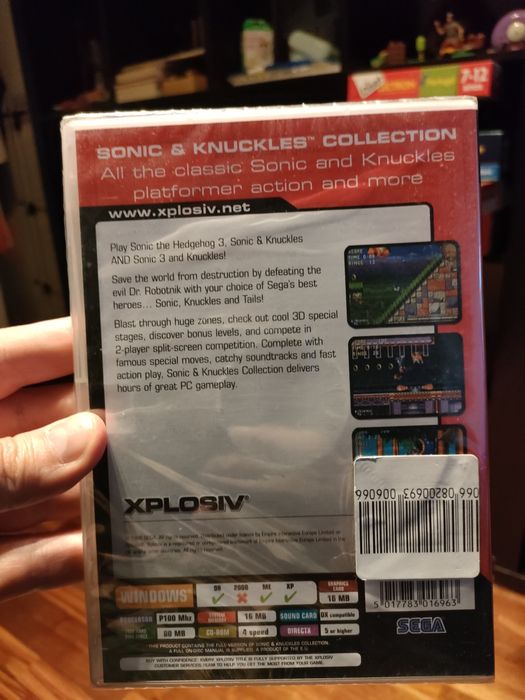 Sonic & Knuckles Collection PC (novo e selado)
