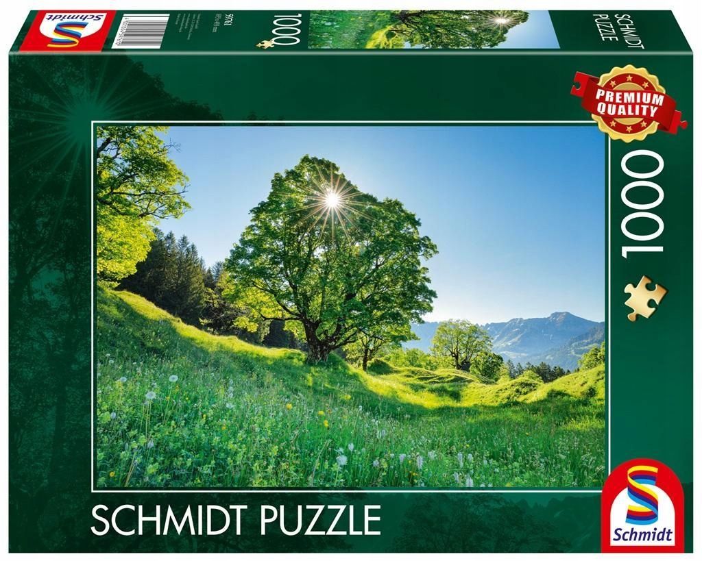 Puzzle 1000 Góra Ahorn, Szwajcaria, Schmidt