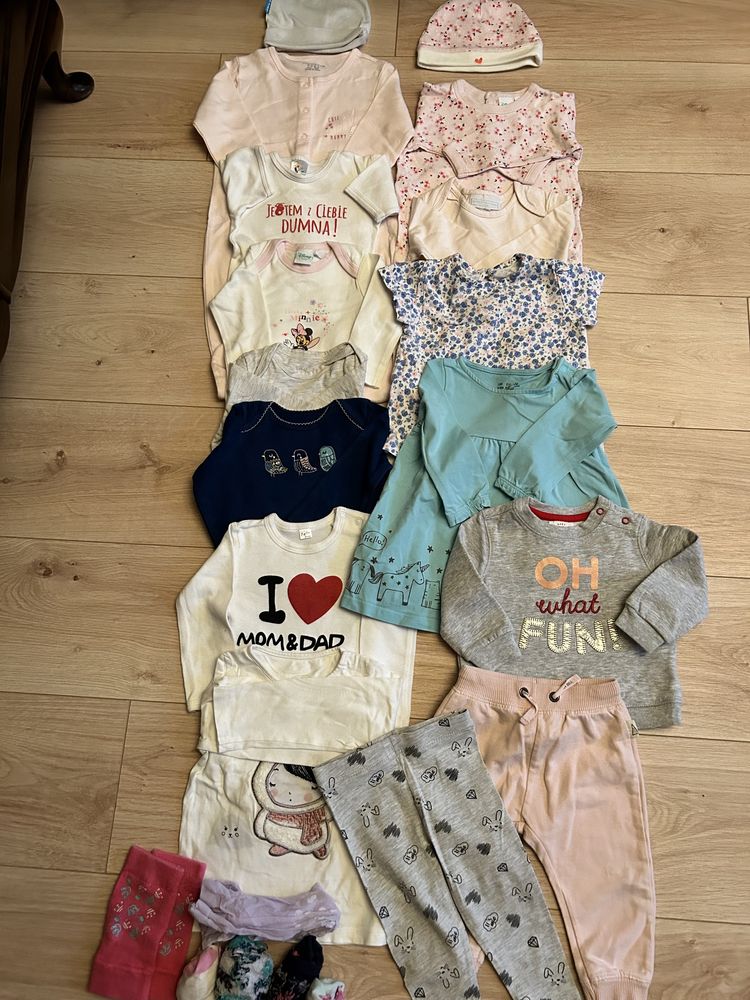 Zestaw PAKA carter’s zara reserved 74 super stan 21 szt.